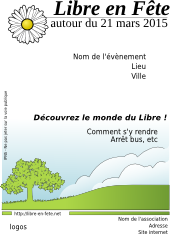 Affiche Libre en Fête